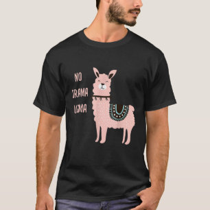 T-shirt Llama Funny No Drama Llama Lover Cadeau