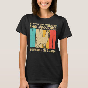 T-shirt Llama Hommes Femmes Llama Ferme Animal