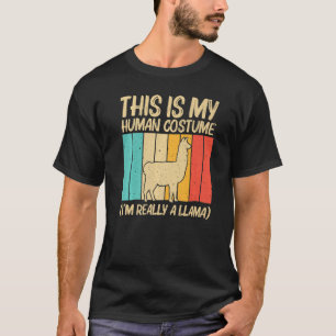 T-shirt Llama Hommes Femmes Llama Ferme Animal