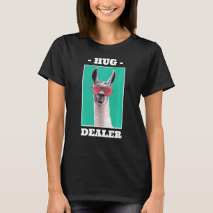 T-shirt Llama Hug Dealer Llama Lunettes de soleil Animal L