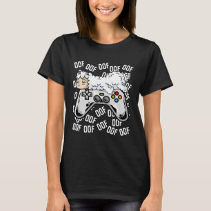 T-shirt Llama Jeu Vidéo Noob Oof Kids Boys Girls
