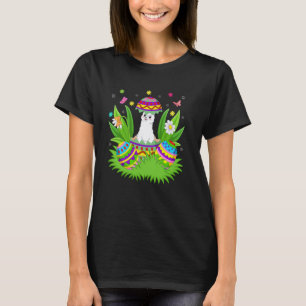 T-shirt Llama Joyeuses Pâques Lapin Chasse aux œufs Llama