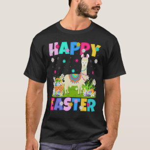 T-shirt Llama Joyeuses Pâques Lapin Llama Dimanche de Pâqu