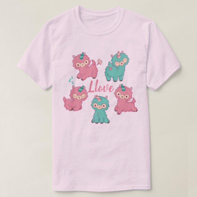 T-shirt Llama Love (Design devant)