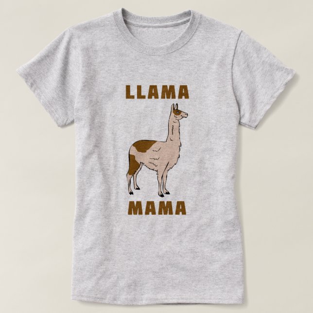 T-shirt Llama maman (Design devant)