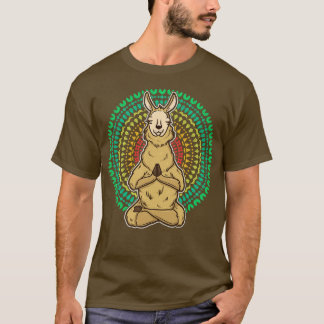 T-shirt Llama Méditer Yoga Zen