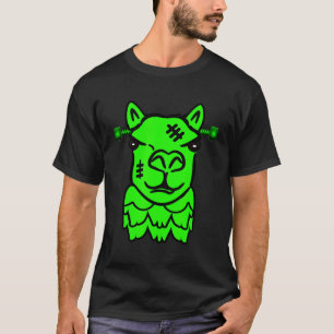 T-shirt Llama Monstre de Frankenstein Amoureux d'Alpaga H