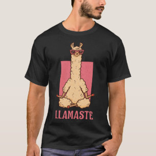 T-shirt Llama Namaste Yoga Mom Chakra Women's workout Moth