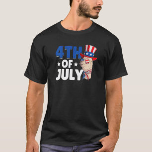 T-shirt Llama patriotique drôle journée patriotique 4 juil