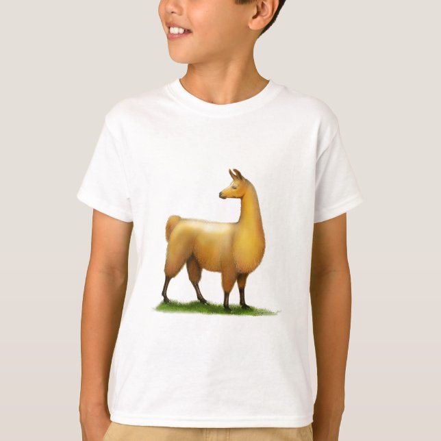 T-shirt Llama péruvienne (Devant)