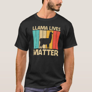 T-shirt Llama pour hommes femmes élevage d'alpacas gardien
