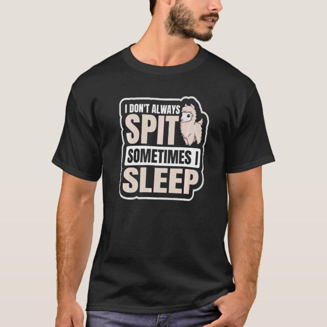 T-shirt Llama Pour Un Van Alpaca (Devant)