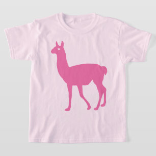 T-shirt Llama rose