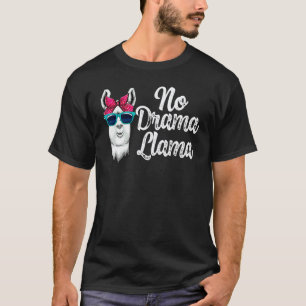 T-shirt Llama sans drame Femmes Llama Amour animal 7
