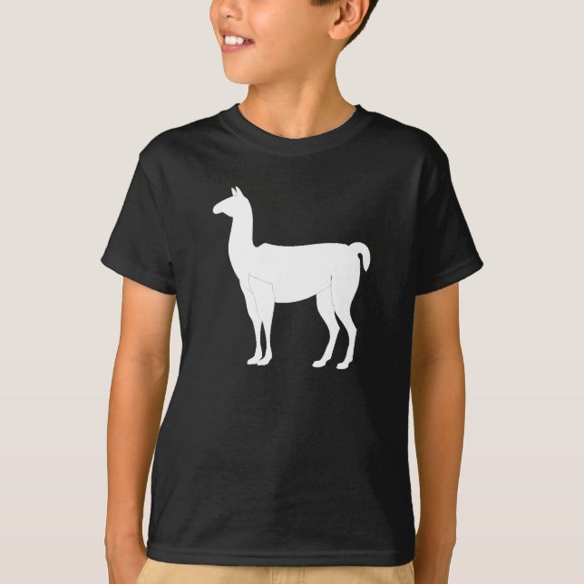 T-shirt Llama Silhouette (Devant)