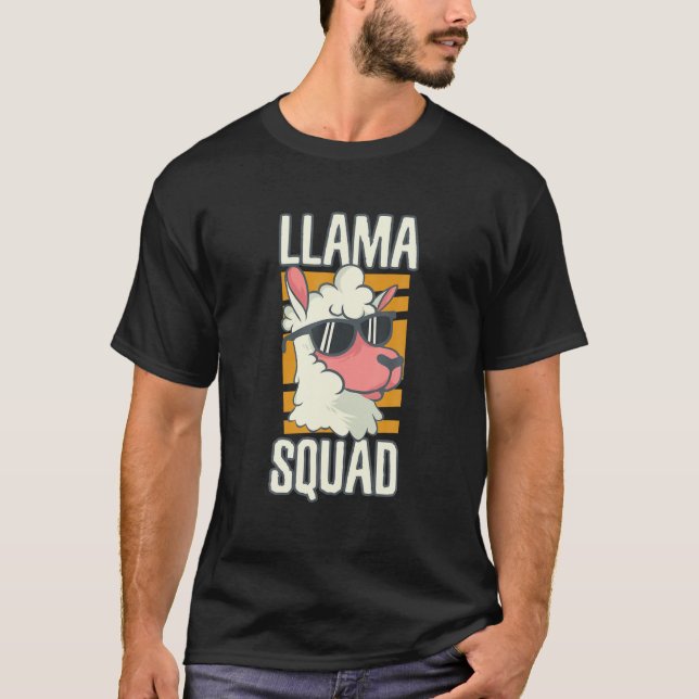 T-shirt Llama Squad (Devant)