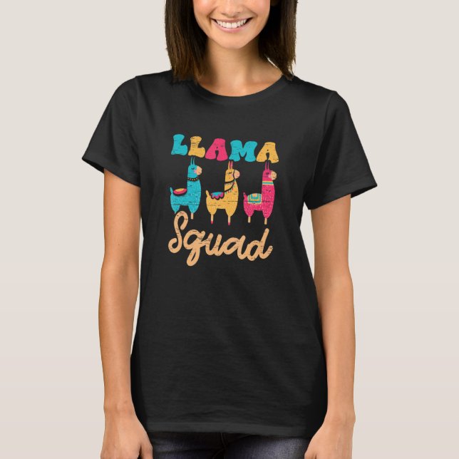 T-shirt Llama Squad (Devant)