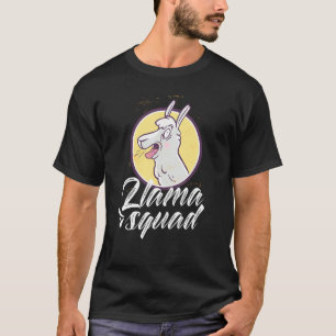 T-shirt Llama Squad Animal Dit Cute Llamas