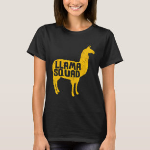T-shirt Llama Squad pour garçons Filles Adultes qui aiment