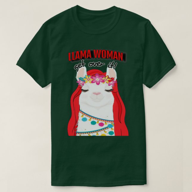 T-shirt Llama Woman (Design devant)