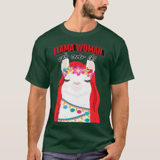 T-shirt Llama Woman