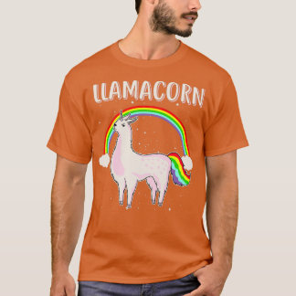 T-shirt Llamacorn cadeau arc-en-ciel