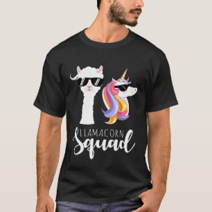 T-shirt Llamacorn Squad Unicorn Llama Squad Noël