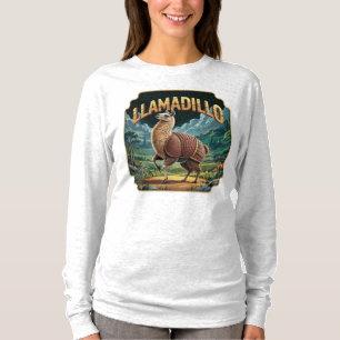 T-shirt Llamadillo Illustration Combo Créature Drôle
