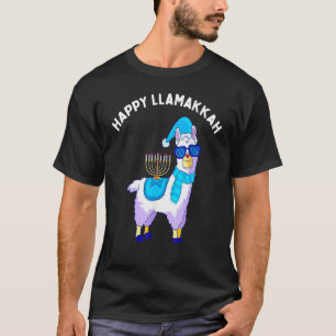 T-shirt Llamakkah Hanukkah Lama Chanukah Alpaca Coo Joyeux