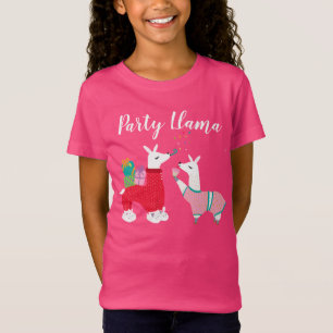 T-Shirt Llamas dans le parti du bois d'oeuvre du pyjama