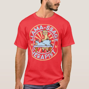 T-shirt Llamassage Thérapiste Llama Masseur