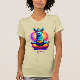 T-shirt Llamaste – Esprit d'animal lama zen psychédélique
