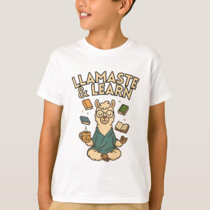 T-shirt Llamaste & Learn - Minutieux Étude