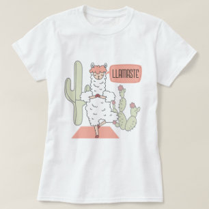 T-shirt Llamaste Yoga