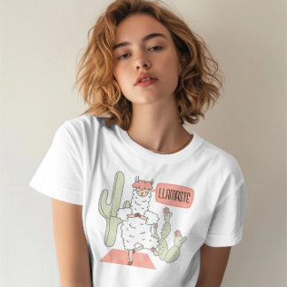 T-shirt Llamaste Yoga