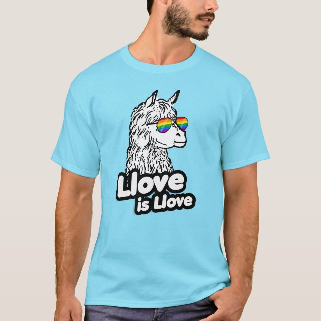 T-shirt Llamour est Llamour Lama (Devant)