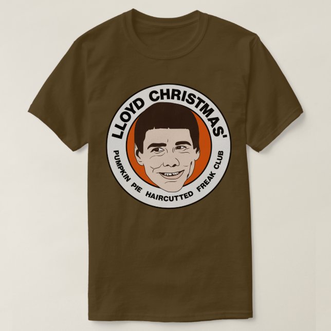 T-shirt Lloyd Christmas Citrouille Pie Haircuted Freak Clu (Design devant)