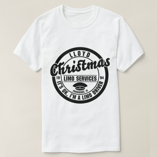 T-shirt Lloyd Christmas Limo Services (Design devant)