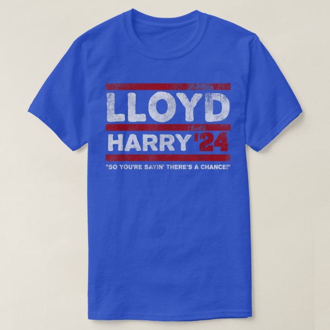 T-shirt Lloyd et Harry 2024 Campagne électorale polit stup (Design devant)