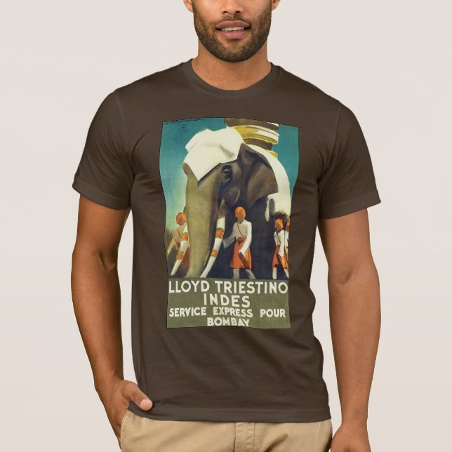 T-shirt Lloyd Triestino Indes (Devant)