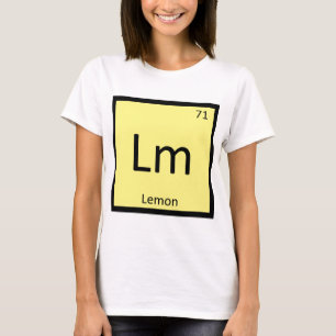 T-shirt Lm - Symbole de table périodique de la chimie des