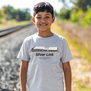 T-shirt LNER Classe A4 2509 Silver Link Locomotive à Vapeu