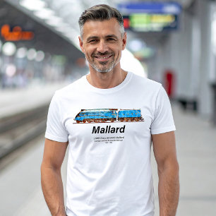 T-shirt LNER Classe A4 4468 Mallard - Loco à vapeur la plu