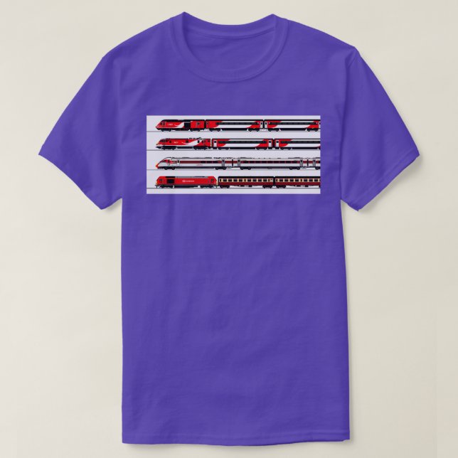 T-SHIRT LNER TRAINS (Design devant)