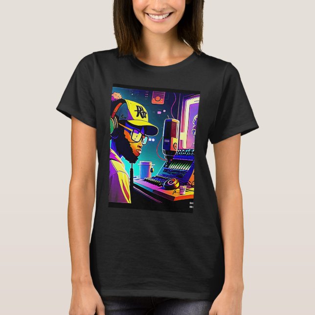 T-shirt Lo fi hip hop chillhop chill beats aesthetics  1 (Devant)