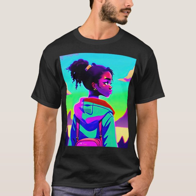 T-shirt Lo fi hip hop chillhop chill beats lofi aesthetics (Devant)