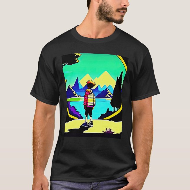 T-shirt Lo fi hip hop chillhop chill beats lofi aesthetics (Devant)