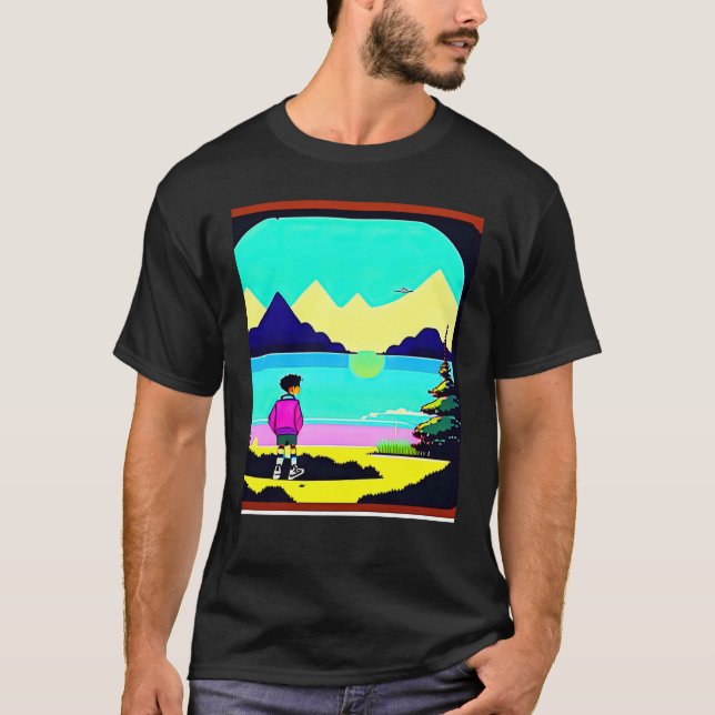 T-shirt Lo fi hip hop chillhop chill beats lofi aesthetics (Devant)