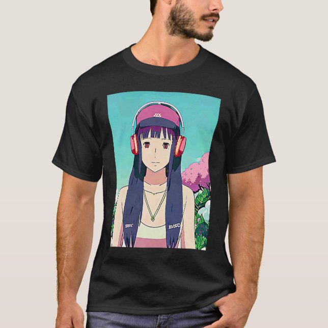 T-shirt Lo fi hip hop chillhop chill beats lofi aesthetics (Devant)