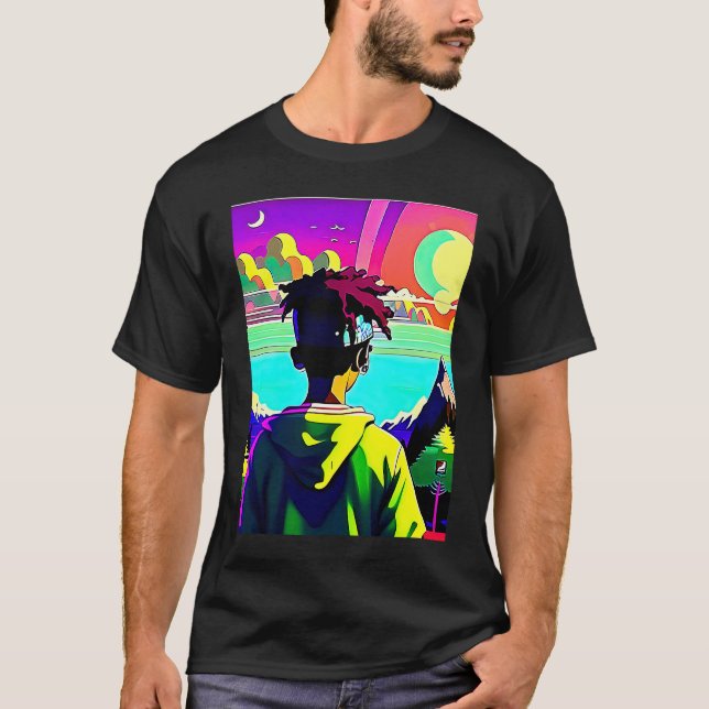 T-shirt Lo fi hip hop chillhop chill beats lofi aesthetics (Devant)